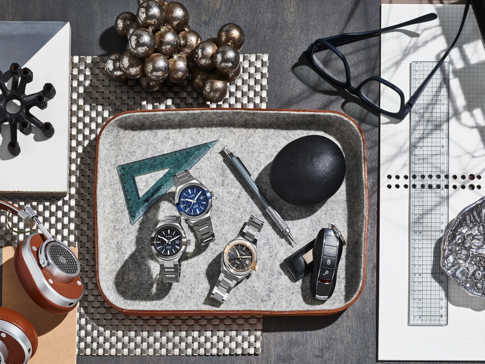 Series8 870 Black Dial Stainless Steel Bracelet NA1036-56E | CITIZEN